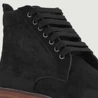 Carnell Moc Toe Black Suede Boots by Dash Racegear - men Leather Shoes view 4