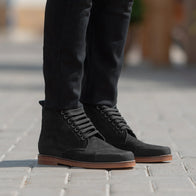 Carnell Moc Toe Black Suede Boots by Dash Racegear - men Leather Shoes view 7