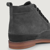 Carnell Moc Toe Grey Suede Boots by Dash Racegear - men Leather Shoes view 9