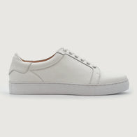 Carter Runn White Leather Sneakers by Dash Racegear - men Leather Shoes view 2
