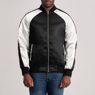 Clarke Black Varsity Jacket by Dash Racegear - men Jacket view 1