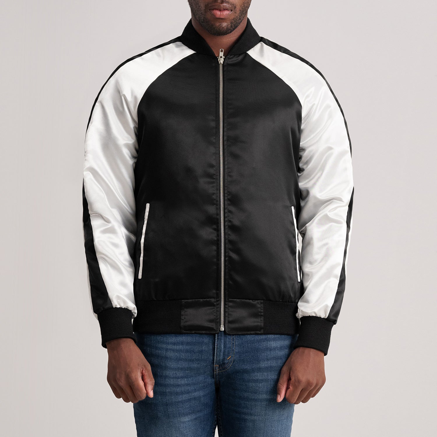 Clarke Black Varsity Jacket by Dash Racegear - men Jacket view 1