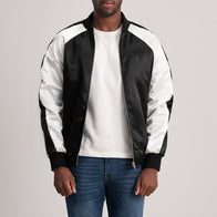 Clarke Black Varsity Jacket by Dash Racegear - men Jacket view 3