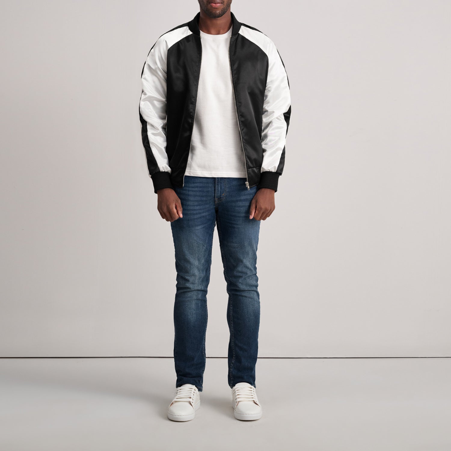 Clarke Black Varsity Jacket by Dash Racegear - men Jacket view 4