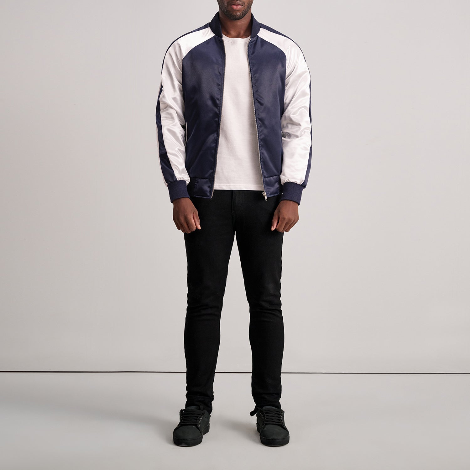 Clarke Blue Varsity Jacket by Dash Racegear - men Jacket view 4