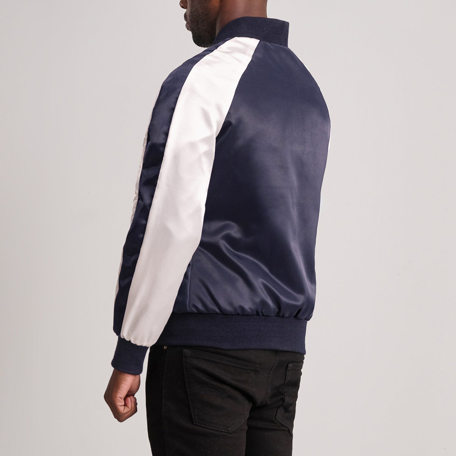Clarke Blue Varsity Jacket by Dash Racegear - men Jacket view 5