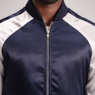 Clarke Blue Varsity Jacket by Dash Racegear - men Jacket view 6