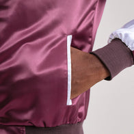Clarke Maroon Varsity Jacket by Dash Racegear - men Jacket view 6