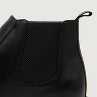 Clarkson Chelsea Black Leather Boots by Dash Racegear - men Leather Shoes view 5