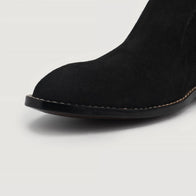 Clarkson Chelsea Black Suede Leather Boots by Dash Racegear - men Leather Shoes view 6