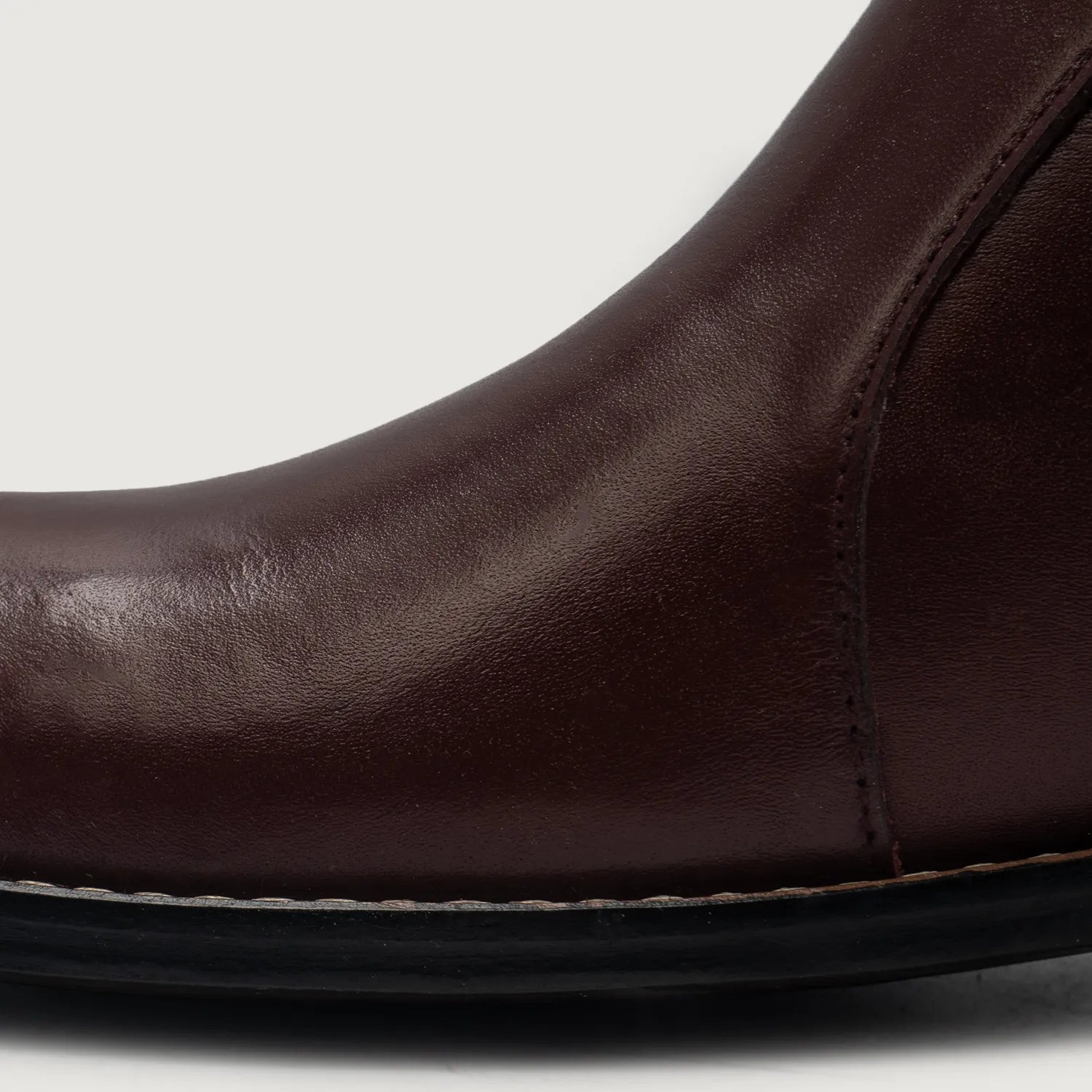 Clarkson Chelsea Maroon Leather Boots by Dash Racegear - men Leather Shoes view 5