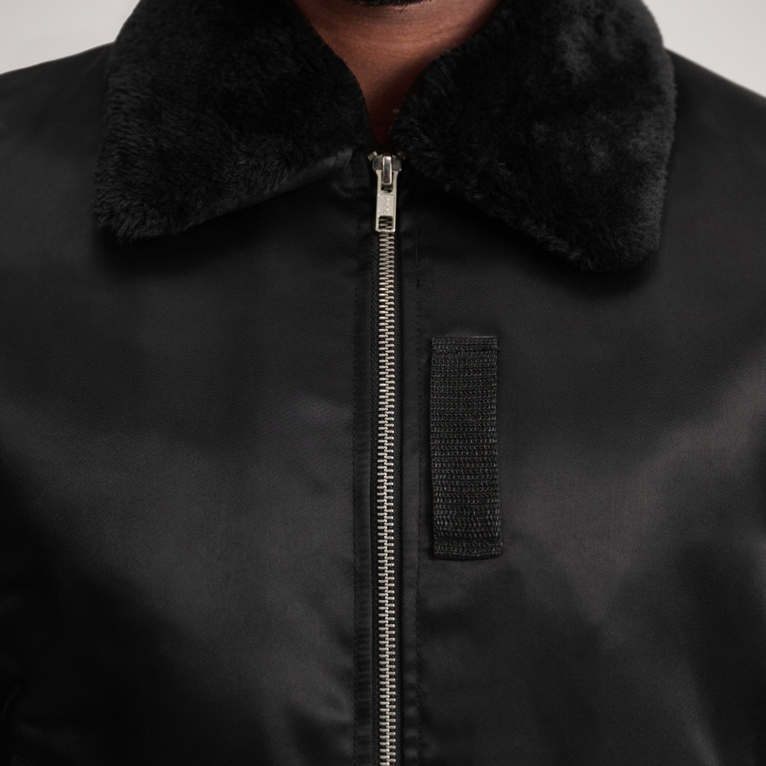 Clyde B-15 Black Bomber Jacket by Dash Racegear - men Jacket view 6