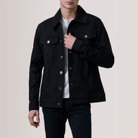 Conard Black Denim Trucker Jacket by Dash Racegear - men Jacket view 1