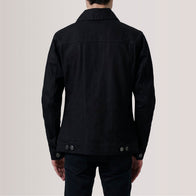Conard Black Denim Trucker Jacket by Dash Racegear - men Jacket view 4
