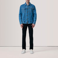 Conard Blue Denim Trucker Jacket by Dash Racegear - men Jacket view 2