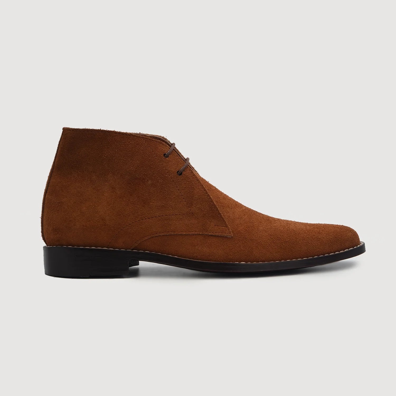 Corry Chukka Brown Suede Leather Boots by Dash Racegear - men Leather Shoes view 2