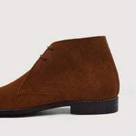 Corry Chukka Brown Suede Leather Boots by Dash Racegear - men Leather Shoes view 5