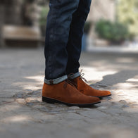 Corry Chukka Brown Suede Leather Boots by Dash Racegear - men Leather Shoes view 8
