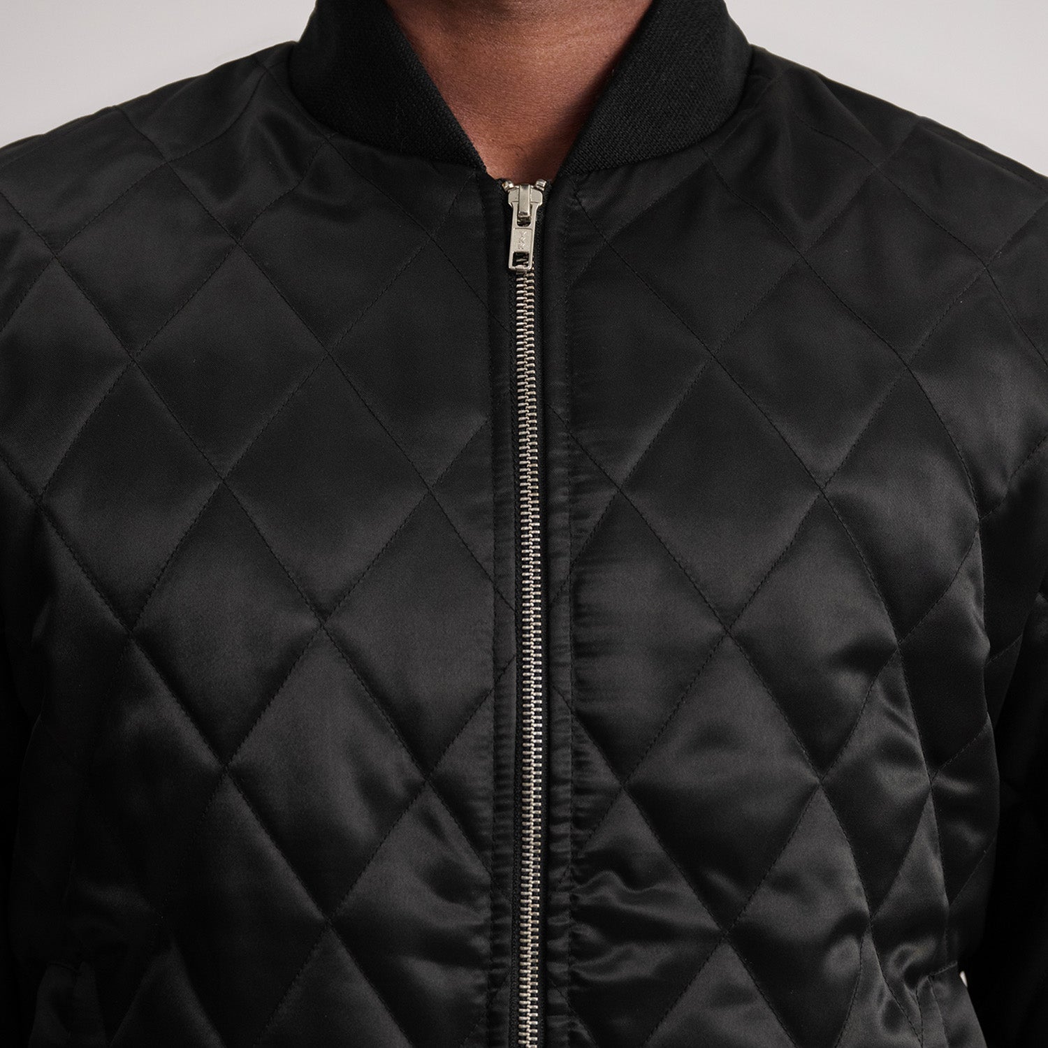 Danson Quilted Black Varsity Jacket by Dash Racegear - men Jacket view 6