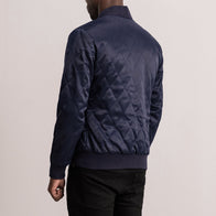 Danson Quilted Blue Varsity Jacket by Dash Racegear - men Jacket view 5