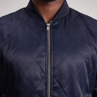 Danson Quilted Blue Varsity Jacket by Dash Racegear - men Jacket view 6
