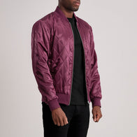 Danson Quilted Maroon Varsity Jacket by Dash Racegear - men Jacket view 2