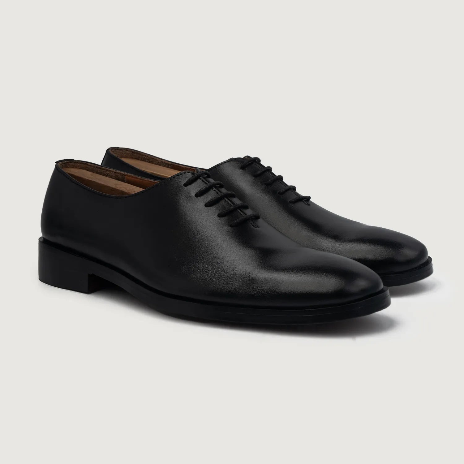 Director Wholecut Black Leather Shoes by Dash Racegear - men Leather Shoes view 1