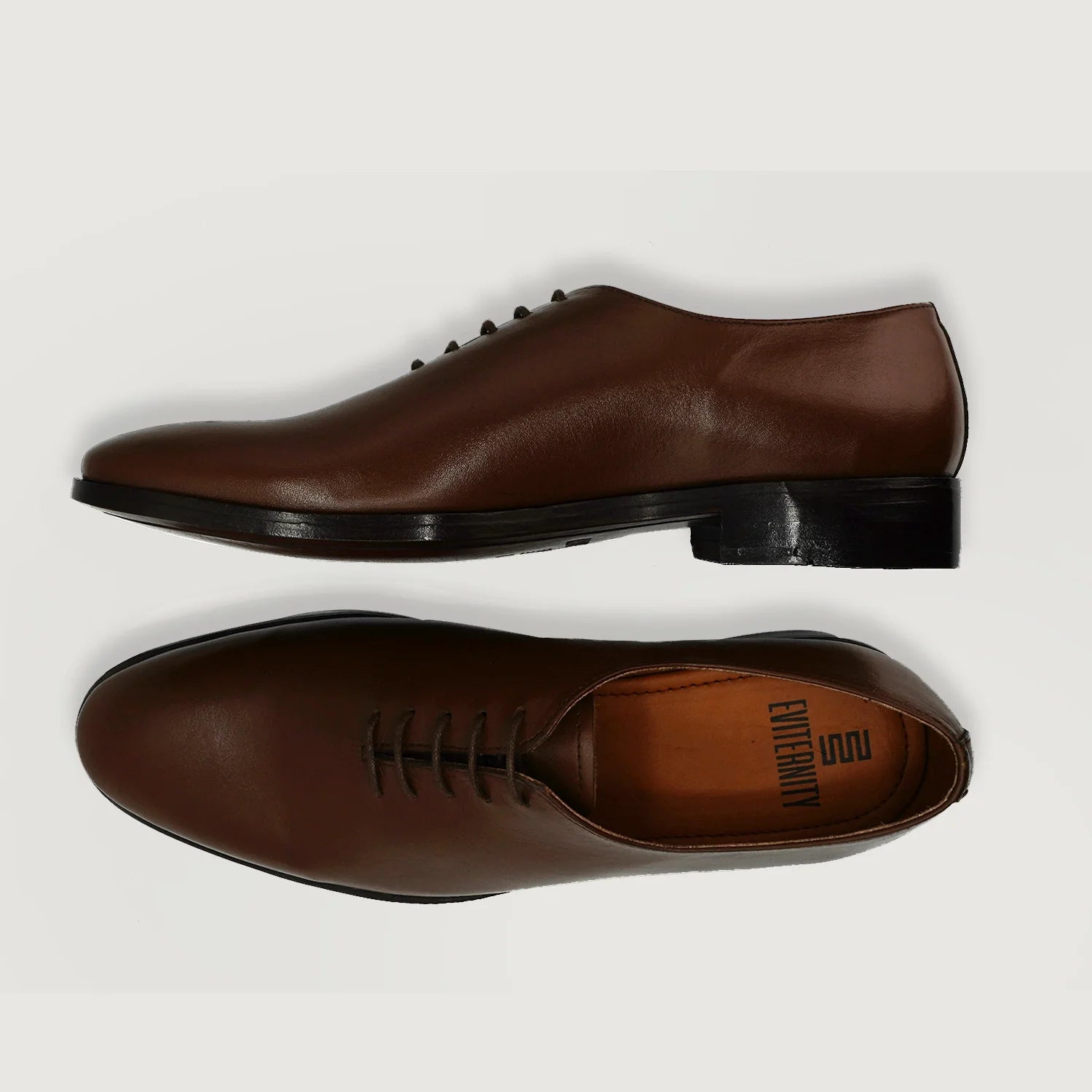 Director Wholecut Brown Leather Shoes by Dash Racegear - men Leather Shoes view 3
