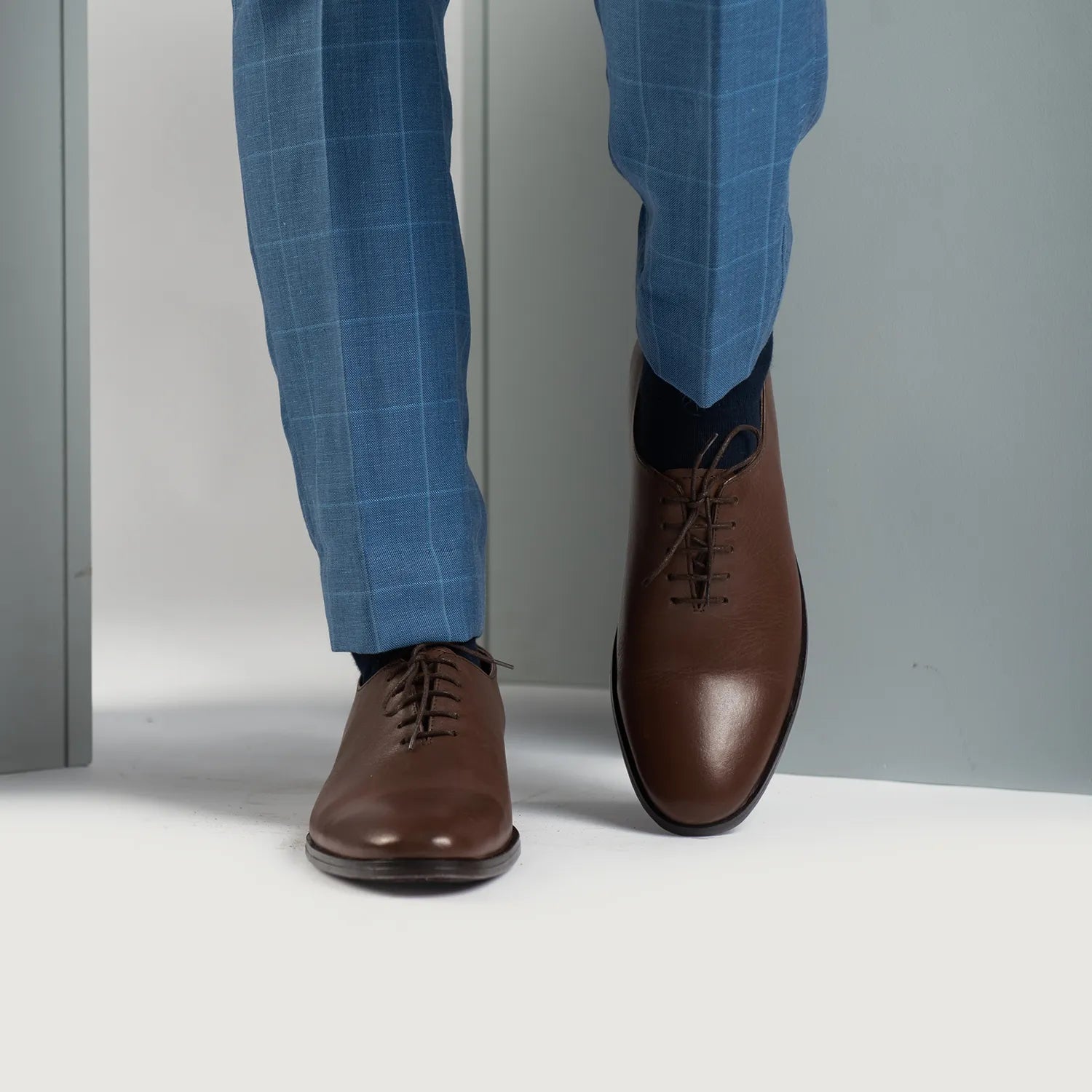 Director Wholecut Brown Leather Shoes by Dash Racegear - men Leather Shoes view 7