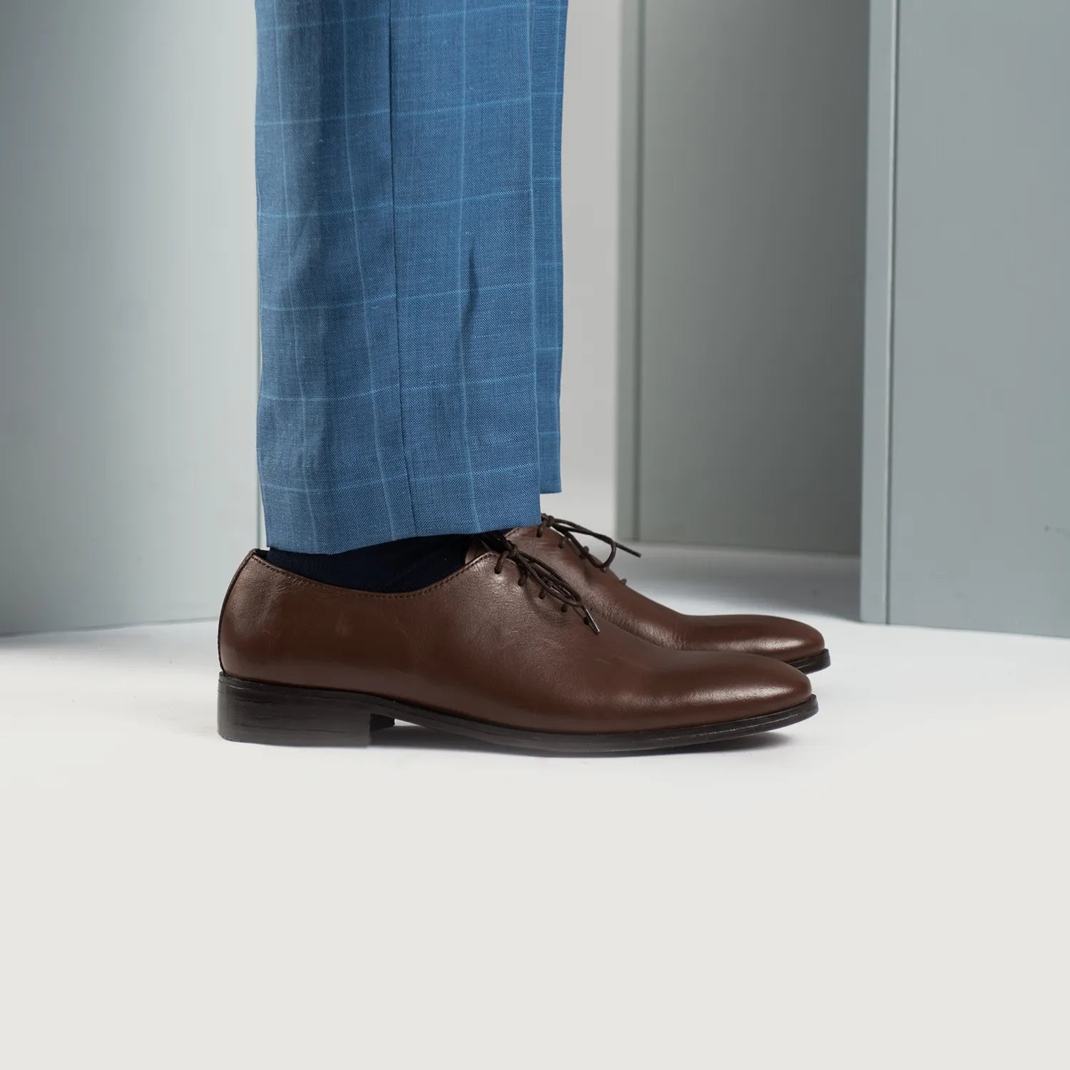 Director Wholecut Brown Leather Shoes by Dash Racegear - men Leather Shoes view 8
