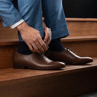 Director Wholecut Brown Leather Shoes by Dash Racegear - men Leather Shoes view 9