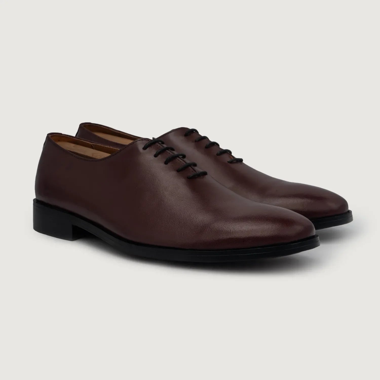 Director Wholecut Maroon Leather Shoes by Dash Racegear - men Leather Shoes view 1