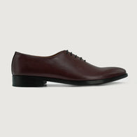 Director Wholecut Maroon Leather Shoes by Dash Racegear - men Leather Shoes view 2
