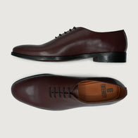 Director Wholecut Maroon Leather Shoes by Dash Racegear - men Leather Shoes view 3