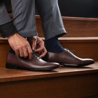 Director Wholecut Maroon Leather Shoes by Dash Racegear - men Leather Shoes view 9