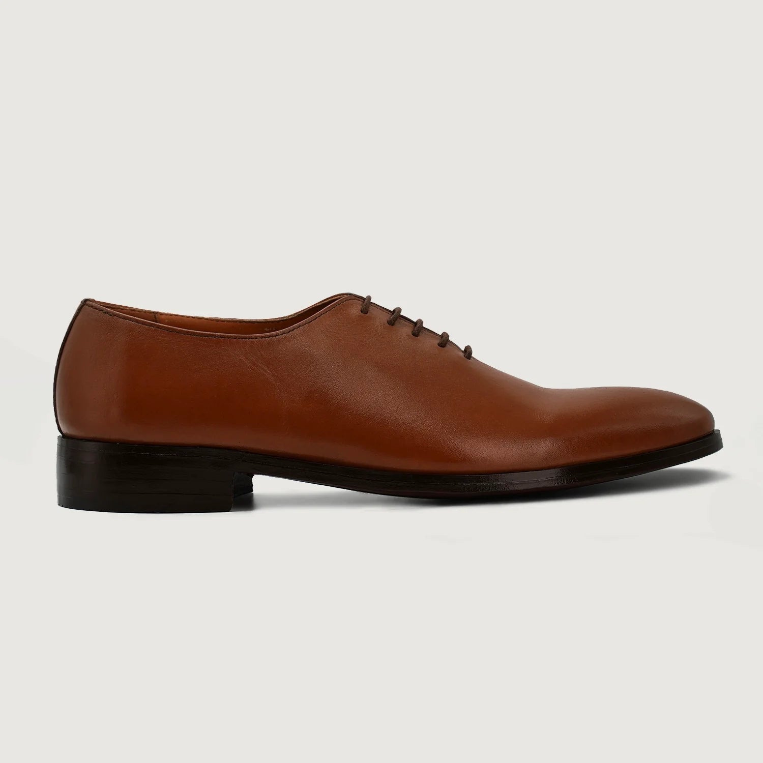 Director Wholecut Tan Leather Shoes by Dash Racegear - men Leather Shoes view 2