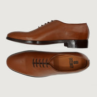 Director Wholecut Tan Leather Shoes by Dash Racegear - men Leather Shoes view 3