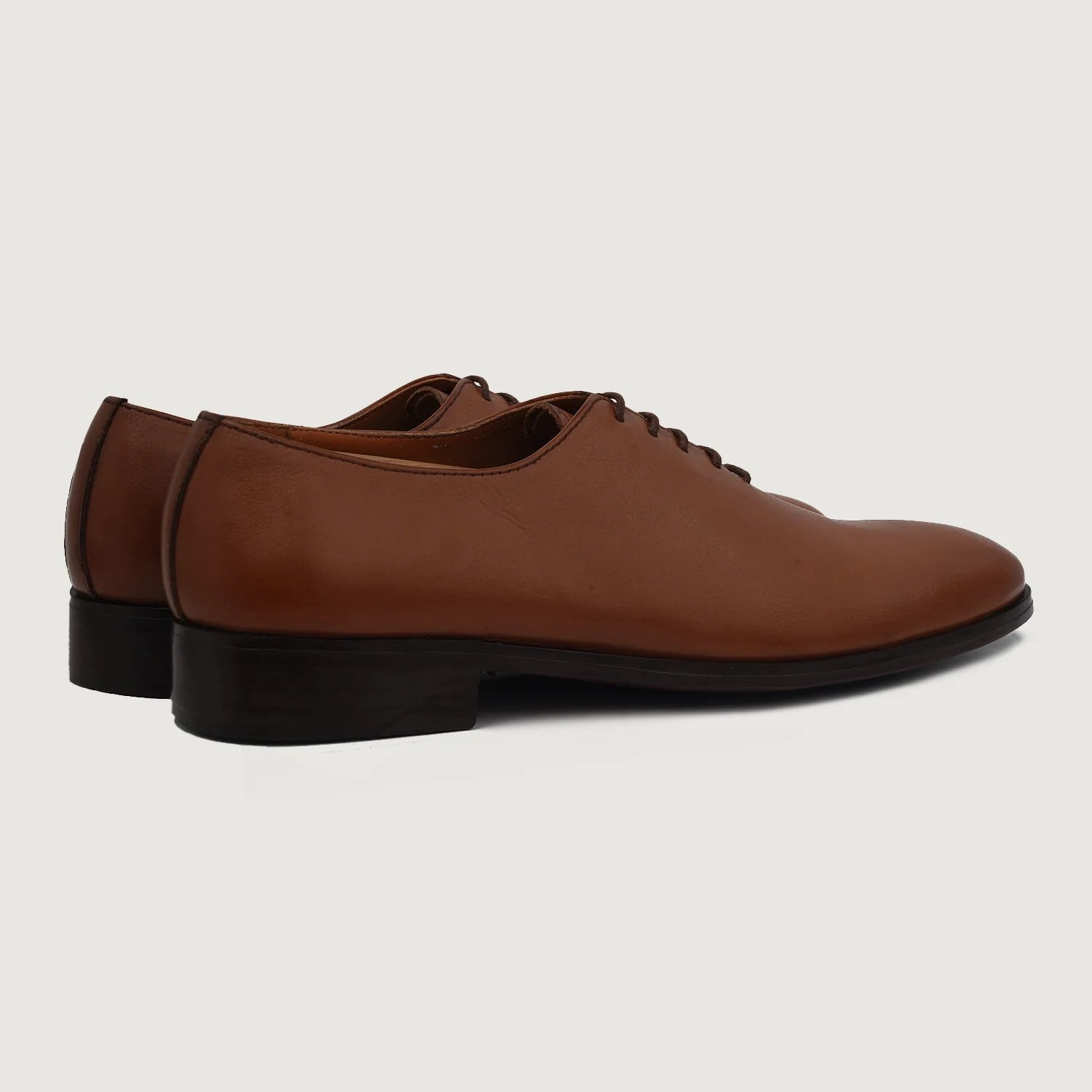 Director Wholecut Tan Leather Shoes by Dash Racegear - men Leather Shoes view 4