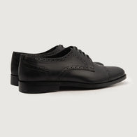 Dirk Brogues Derby Black Leather Shoes by Dash Racegear - men Leather Shoes view 4