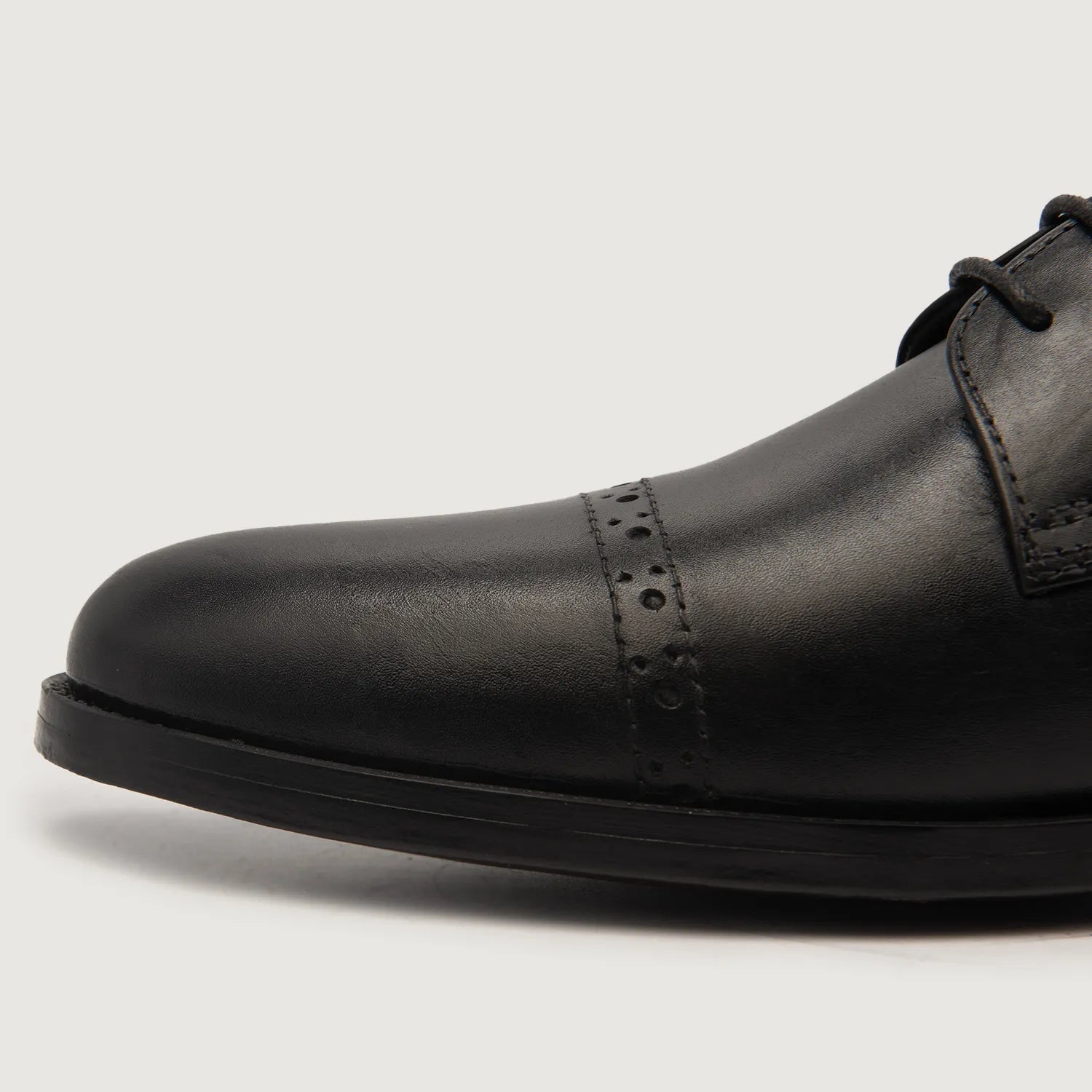 Dirk Brogues Derby Black Leather Shoes by Dash Racegear - men Leather Shoes view 5