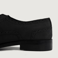 Dirk Brogues Derby Black Nubuck Leather Shoes by Dash Racegear - men Leather Shoes view 6