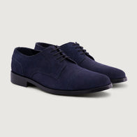 Dirk Brogues Derby Blue Suede Leather Shoes - StudGuard by Dash Racegear - men Leather Shoes view 1