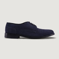 Dirk Brogues Derby Blue Suede Leather Shoes - StudGuard by Dash Racegear - men Leather Shoes view 2