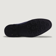 Dirk Brogues Derby Blue Suede Leather Shoes - StudGuard by Dash Racegear - men Leather Shoes view 5