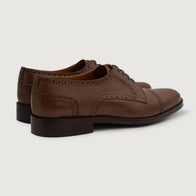 Dirk Brogues Derby Brown Leather Shoes by Dash Racegear - men Leather Shoes view 4