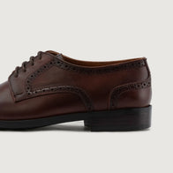 Dirk Brogues Derby Brown Leather Shoes - StudGuard by Dash Racegear - men Leather Shoes view 4