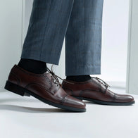Dirk Brogues Derby Brown Leather Shoes - StudGuard by Dash Racegear - men Leather Shoes view 9