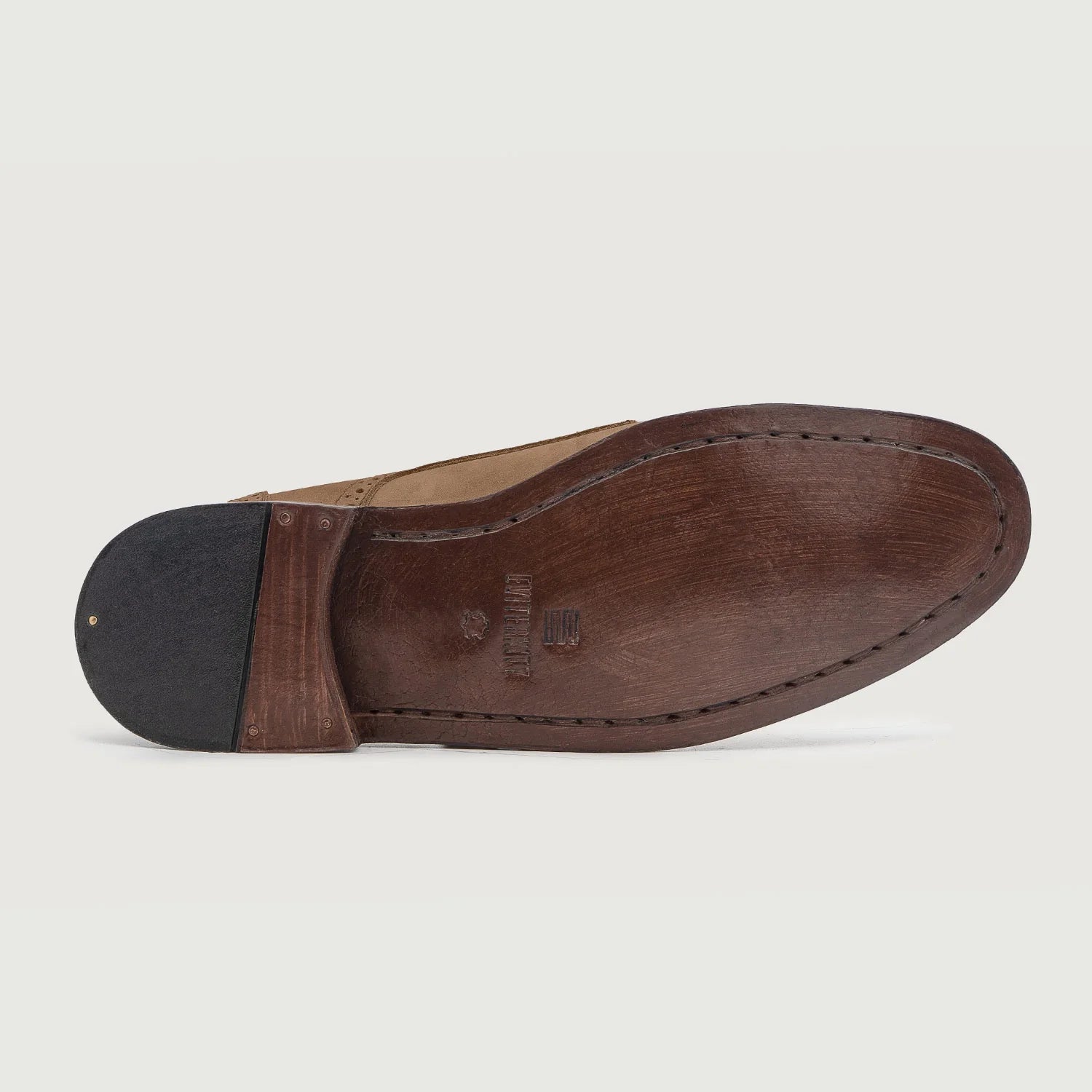 Dirk Brogues Derby Brown Nubuck Leather Shoes by Dash Racegear - men Leather Shoes view 6