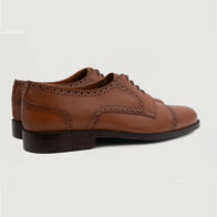 Dirk Brogues Derby Tan Leather Shoes by Dash Racegear - men Leather Shoes view 4