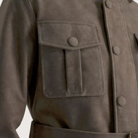 Dolf Grey Suede Jacket by Dash Racegear - men Jacket view 6